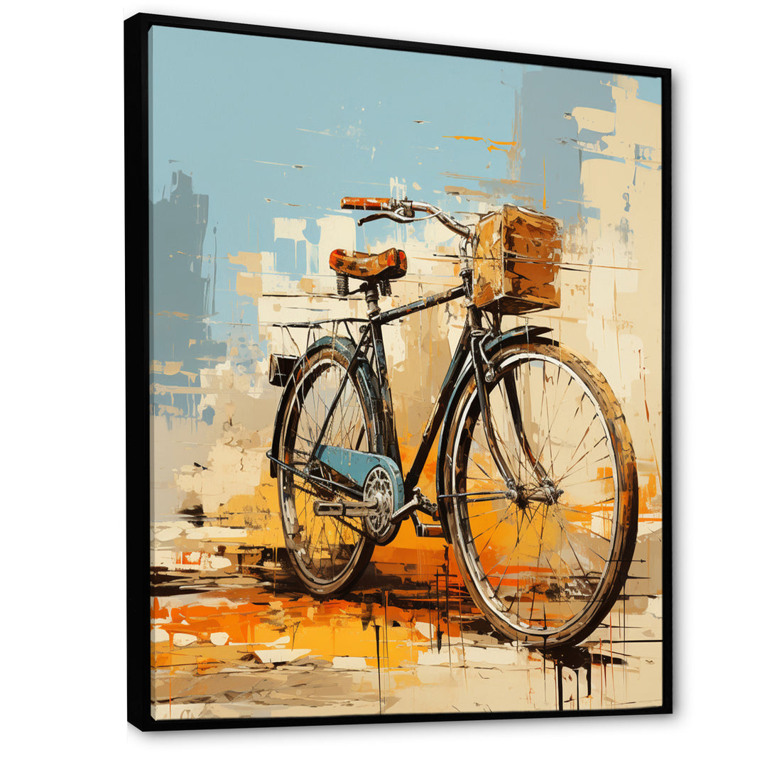 Bicycle Expressive Journeys An I - Bicycle Canvas Wall Art