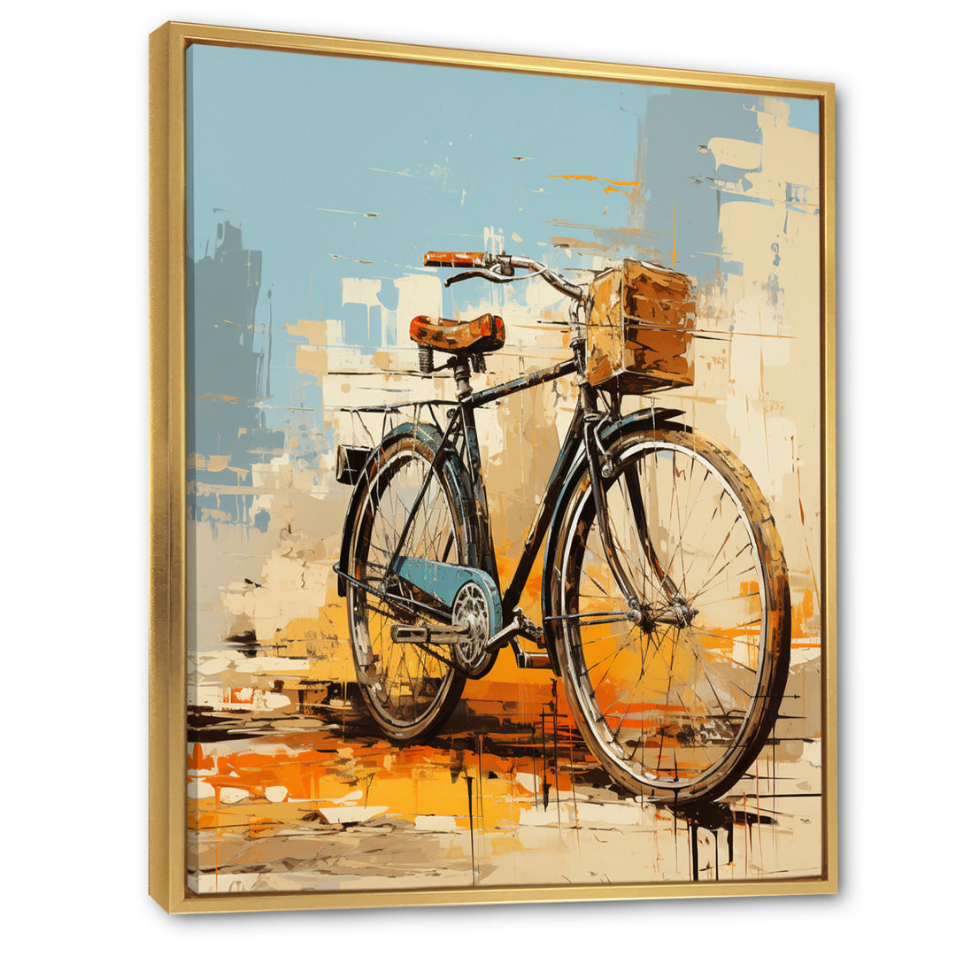Bicycle Expressive Journeys An I - Bicycle Canvas Wall Art