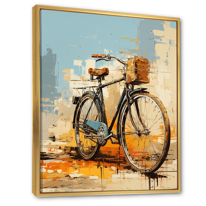 Bicycle Expressive Journeys An I - Bicycle Canvas Wall Art