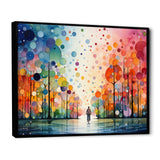 Bicycle Geometric Pedals Pointillism I - Bicycle Canvas Wall Art