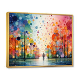 Bicycle Geometric Pedals Pointillism I - Bicycle Canvas Wall Art