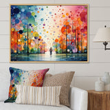 Bicycle Geometric Pedals Pointillism I - Bicycle Canvas Wall Art