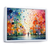 Bicycle Geometric Pedals Pointillism I - Bicycle Canvas Wall Art