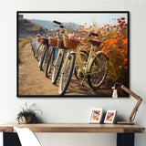 Bicycle Harmonious Cycling Paths - Bicycle Canvas Wall Art
