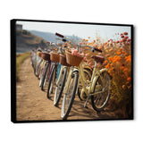 Bicycle Harmonious Cycling Paths - Bicycle Canvas Wall Art