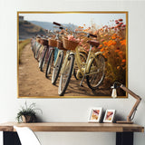 Bicycle Harmonious Cycling Paths - Bicycle Canvas Wall Art