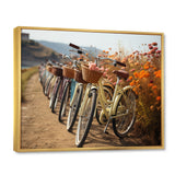 Bicycle Harmonious Cycling Paths - Bicycle Canvas Wall Art