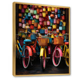 Bicycle Joyful Rides I - Bicycle Canvas Wall Art