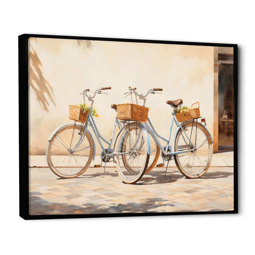 Bicycle Peaceful Rides I - Bicycle Canvas Wall Art