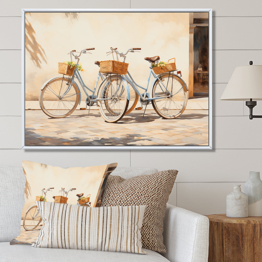 Bicycle Peaceful Rides I - Bicycle Canvas Wall Art