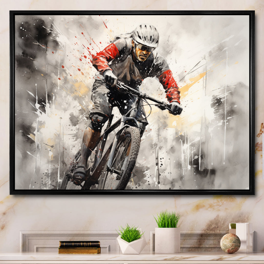 Bicycle Pedal Power I - Bicycle Canvas Wall Art