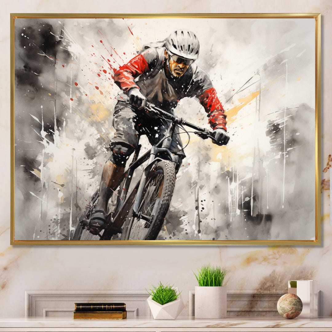 Bicycle Pedal Power I - Bicycle Canvas Wall Art