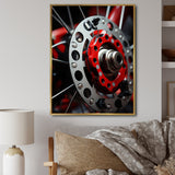 Bicycle Pedals And Patterns - Bicycle Canvas Wall Art