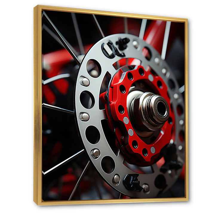 Bicycle Pedals And Patterns - Bicycle Canvas Wall Art