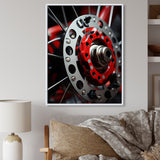 Bicycle Pedals And Patterns - Bicycle Canvas Wall Art