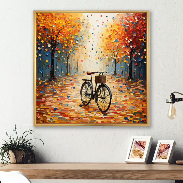 Bicycle Pedals Of Time I - Bicycle Canvas Wall Art