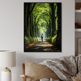 Bicycle Serene Bicycle Path I - Bicycle Canvas Wall Art
