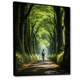 Bicycle Serene Bicycle Path I - Bicycle Canvas Wall Art