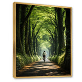 Bicycle Serene Bicycle Path I - Bicycle Canvas Wall Art