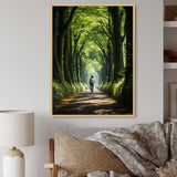Bicycle Serene Bicycle Path I - Bicycle Canvas Wall Art