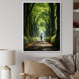 Bicycle Serene Bicycle Path I - Bicycle Canvas Wall Art