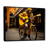 Bicycle Street Serenade - Bicycle Canvas Wall Art