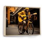 Bicycle Street Serenade - Bicycle Canvas Wall Art