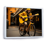 Bicycle Street Serenade - Bicycle Canvas Wall Art