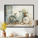 Bicycle Tranquil Pedaling V - Transportation Canvas Wall Art