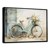 Bicycle Tranquil Pedaling V - Transportation Canvas Wall Art