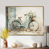 Bicycle Tranquil Pedaling V - Transportation Canvas Wall Art