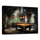 Billard Industrial Game III - Sports Canvas Wall Art