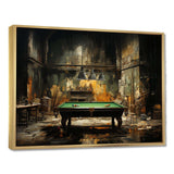 Billard Industrial Game I - Sports Canvas Wall Art