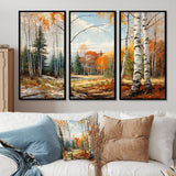 Birch Wood Seasonal Birch II - Multi-Panels