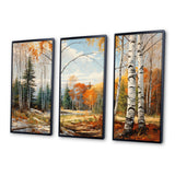 Birch Wood Seasonal Birch II - Multi-Panels