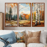 Birch Wood Seasonal Birch II - Multi-Panels