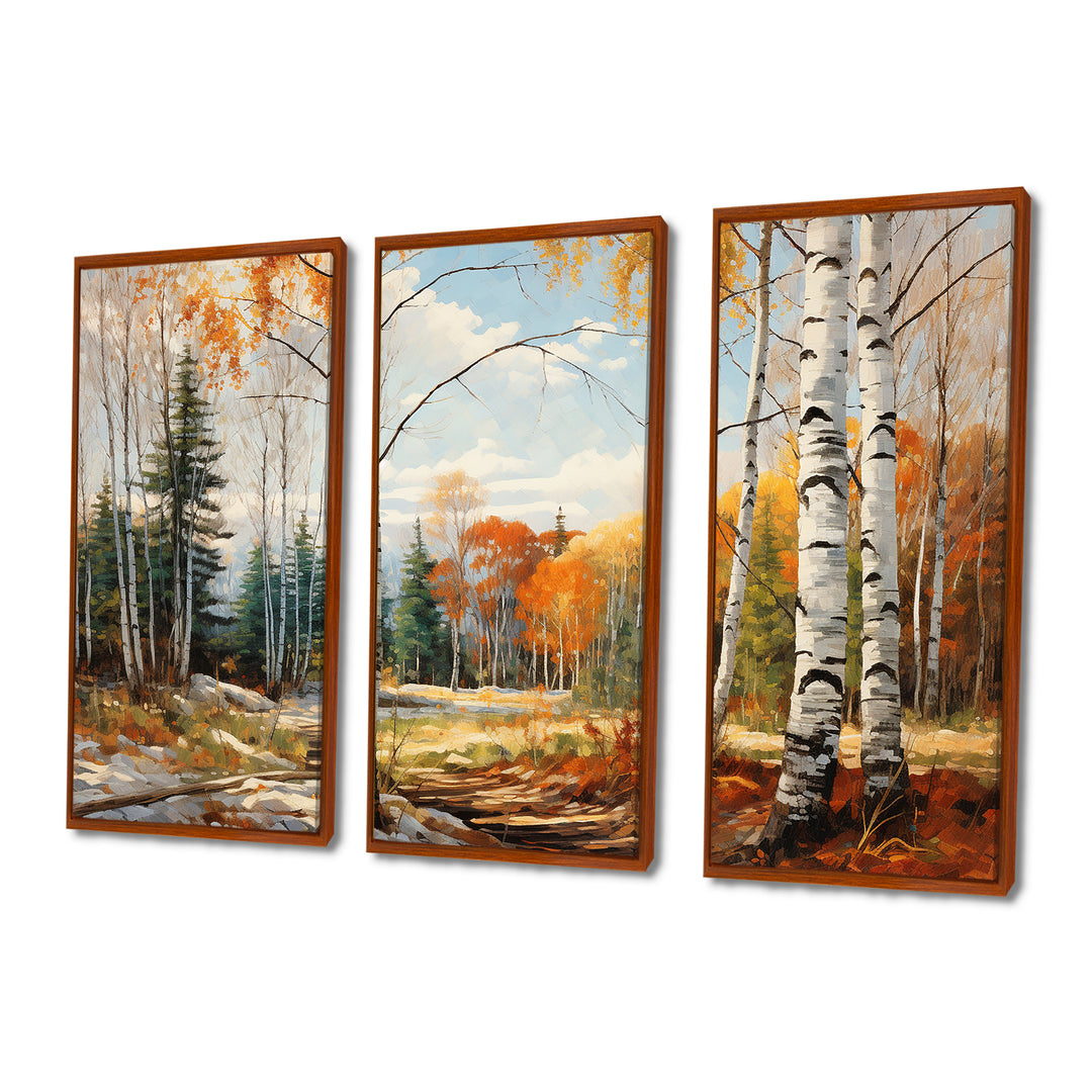 Birch Wood Seasonal Birch II - Multi-Panels