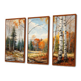 Birch Wood Seasonal Birch II - Multi-Panels