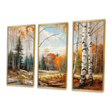 Birch Wood Seasonal Birch II - Multi-Panels