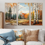Birch Wood Seasonal Birch II - Multi-Panels