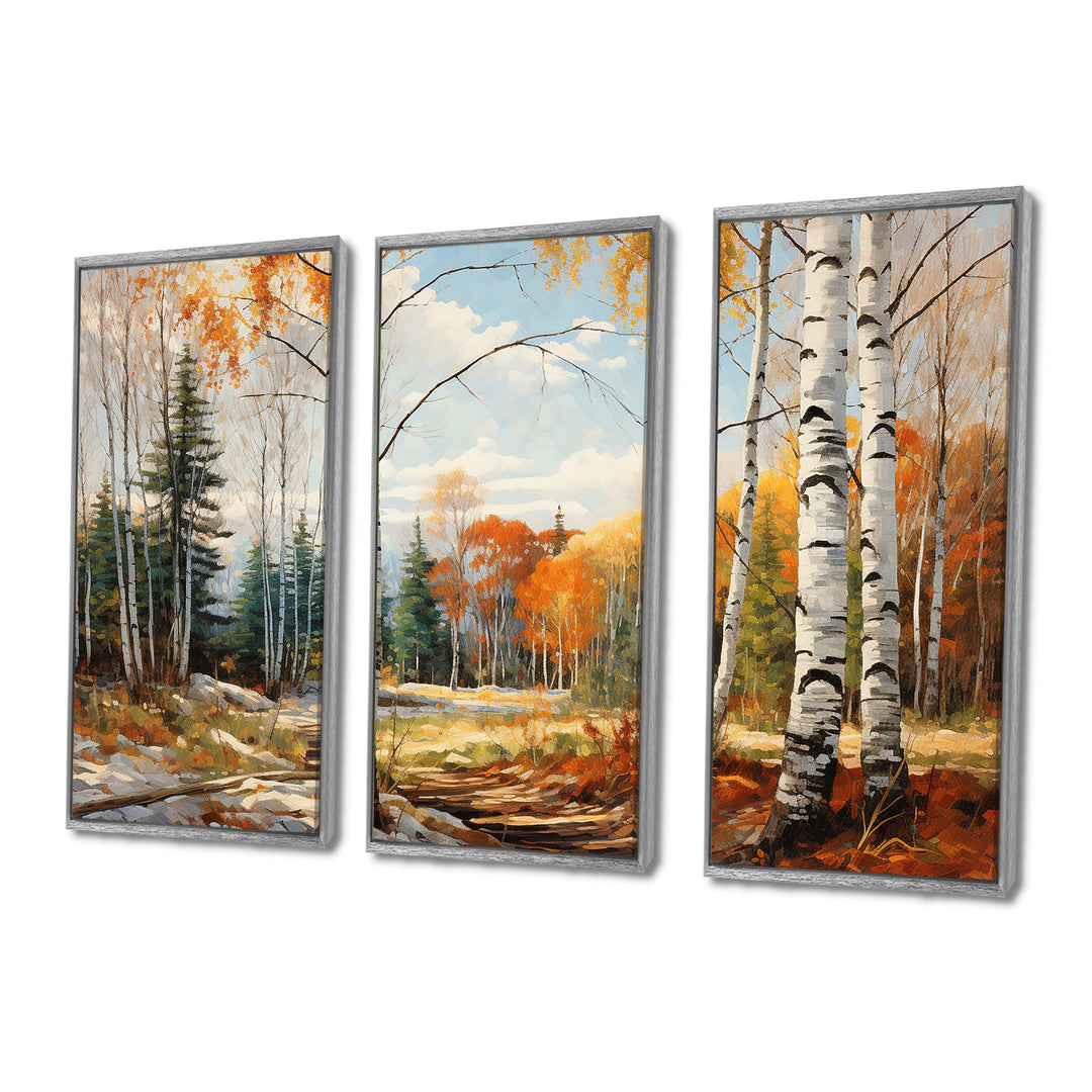 Birch Wood Seasonal Birch II - Multi-Panels