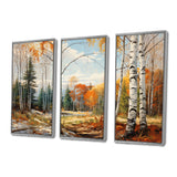 Birch Wood Seasonal Birch II - Multi-Panels