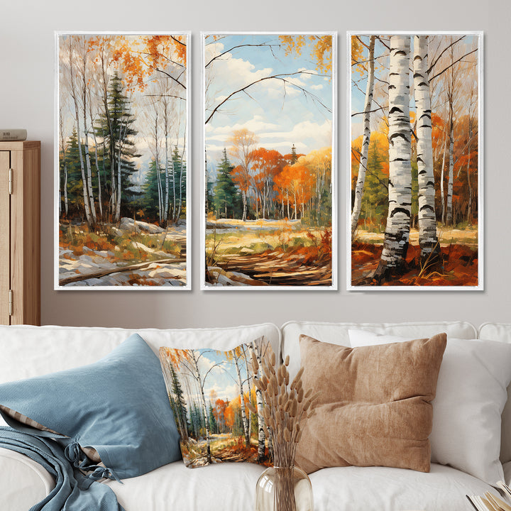 Birch Wood Seasonal Birch II - Multi-Panels