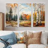 Birch Wood Seasonal Birch II - Multi-Panels