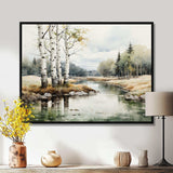 Birch Woods Birch Haven - Floral Canvas Wall Art