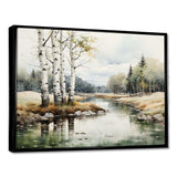 Birch Woods Birch Haven - Floral Canvas Wall Art