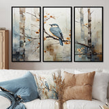 Birch Woods Ethereal Elegance III - Canvas Wall Art Sets
