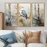 Birch Woods Ethereal Elegance III - Canvas Wall Art Sets