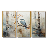 Birch Woods Ethereal Elegance III - Canvas Wall Art Sets
