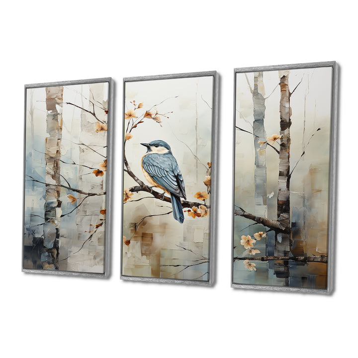 Birch Woods Ethereal Elegance III - Canvas Wall Art Sets
